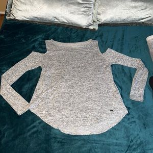 Medium grey Hollister long sleeve shirt